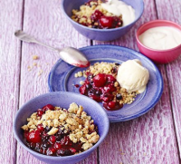 Very-berry oat crumble recipe - BBC Good Food image