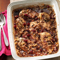Cranberry Chicken and Wild Rice Recipe: How to Make It image
