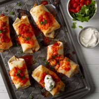 Baked Chicken Chimichangas Recipe: How to Make It image
