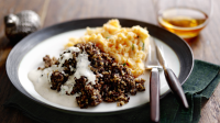Haggis with whisky sauce recipe - BBC Food image