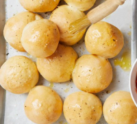 Dough balls with garlic butter recipe - BBC Good Food image