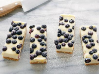 Lemon Blueberry Cheesecake Bars Recipe | Tyler Florence ... image