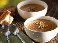 ROASTED BUTTERNUT AND ACORN SQUASH SOUP RECIPES