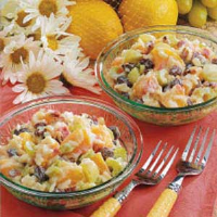 Fruit and Rice Salad Recipe: How to Make It image