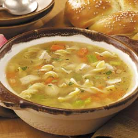 Old-Fashioned Chunky Chicken Noodle Soup Recipe: How to ... image