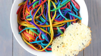 Rainbow Pasta Recipe - Tablespoon.com image