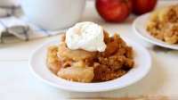 Slow-Cooker Apple-Cinnamon Cobbler Recipe - BettyCrocker… image