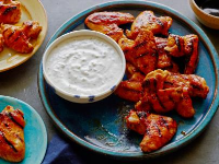 Chicken Wings with Red Hot Honey Glaze and ... - Food Net… image