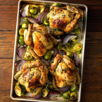 Herb-Brined Cornish Game Hens Recipe: How to Make It image