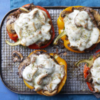 Philly Cheesesteak Stuffed Peppers Recipe - EatingWell image