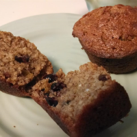 Nutty Raspberry Chocolate Muffins Recipe | Allrecipes image
