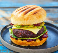 Beetroot burger recipe - BBC Good Food image
