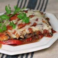 Eggplant and Red Pepper Bake Recipe | Allrecipes image