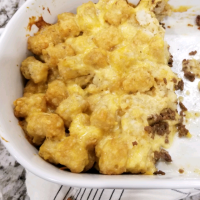 CHEESEBURGER TATER TOT CASSEROLE WITH CHEESE SOUP RECIPES