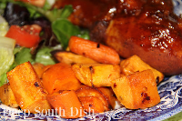 Deep South Dish: Roasted Carrots and Sweet Potatoes image