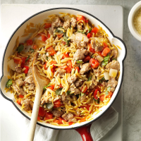 SAUSAGE AND ORZO RECIPES
