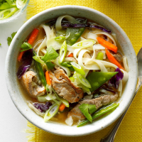 Asian Long Noodle Soup Recipe: How to Make It image