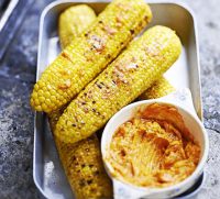 Barbecued corn on the cob recipe | BBC Good Food image