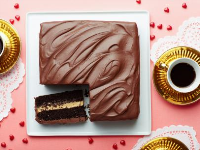 Chocolate Caramel-Creme Candy Cake Recipe - Food Net… image