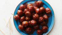 3-Ingredient Sweet and Sour Meatballs Recipe - Tablespoo… image