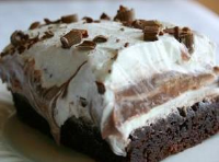 Brownie Refrigerator Cake | Just A Pinch Recipes image