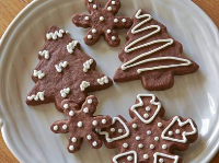 Chocolate Sugar Cookie Cut-Outs Recipe | Food Network ... image