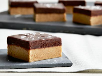 Salted Chocolate Ganache Peanut Butter Bars Recipe | Na… image