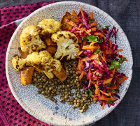 Sweet potato & cauliflower lentil bowl recipe - BBC Good … image
