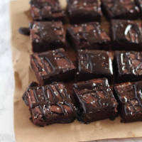 Fudgy Date Brownies - The Baker Chick image