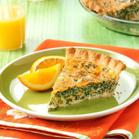 Spinach Bacon Quiche Recipe: How to Make It image