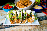 Slow Cooker Shredded Taco Chicken | Just A Pinch Recipes image