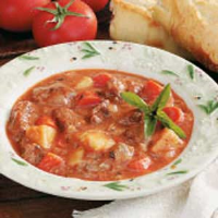 Tuscan Sausage Soup Recipe - BettyCrocker.com image