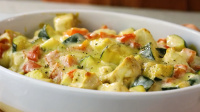 Chicken & Zucchini Casserole Recipe | EatingWell image