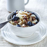 Blueberry-Pecan Overnight Oats with Greek Yogurt Recipe ... image