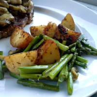 Oven Roasted Red Potatoes and Asparagus Recipe | Allrecipes image