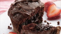 Molten Chocolate Cupcakes Recipe - BettyCrocker.com image