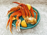Easy Baked Crab Legs Recipe | MyRecipes image