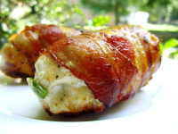 Bacon Wrapped, Cream Cheese Stuffed Chicken Breasts - Foo… image