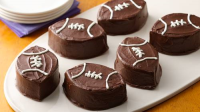 Brownie Footballs Recipe - BettyCrocker.com image