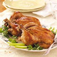 Cornish Hens Recipe: How to Make It - Taste of Home image