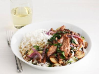 Beef and Mushroom Stir-Fry Recipe | Food Network Kitche… image