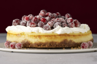 White Chocolate Mousse Cheesecake with Sugared Cra… image