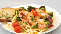 Sheet-Pan Shrimp Scampi with Broccoli and Tomatoes Recipe image