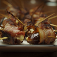Bacon Wrapped Dates Stuffed with Blue Cheese Recipe ... image