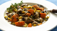 Tender braised leeks recipe - BBC Good Food image