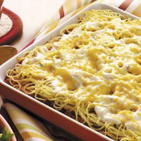 Spaghetti Casserole Recipe: How to Make It image