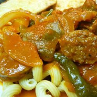 Easy Sausage, Peppers and Onions with Elbows Recipe ... image