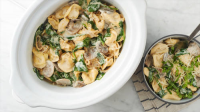 Slow-Cooker Spinach-Mushroom Tortellini - BettyCr… image