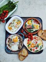 Basic baked egg recipe | Jamie Oliver breakfast recipes image