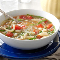 BEAN SOUP WITH TOMATOES RECIPES